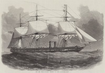 La nouvelle frégate à vapeur Mersey, 40 canons - Edwin Weedon